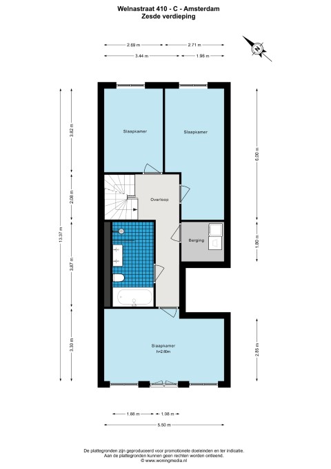 Welnastraat 410 C, Amsterdam, Noord-Holland Netherlands, 3 Bedrooms Bedrooms, ,1 BathroomBathrooms,Apartment,For Rent,Welnastraat,5,1680